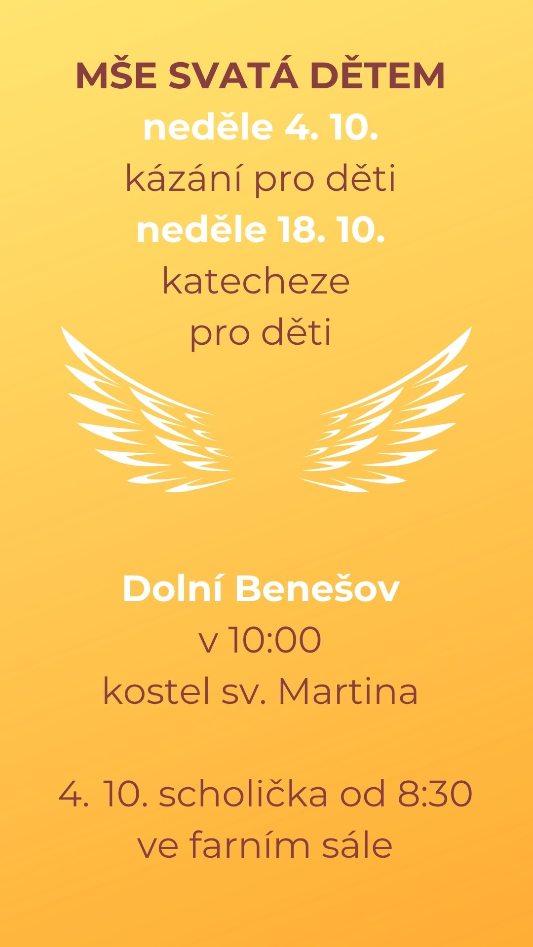 Bohoslužby dětem